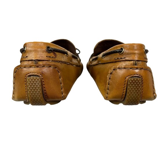 Bacco Bucci Italy Loafers  Men\'s Size 9.5  Tan Leather Driving Moc Shoes